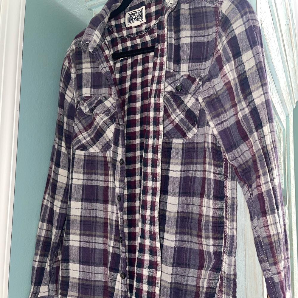 Converse one star flannel